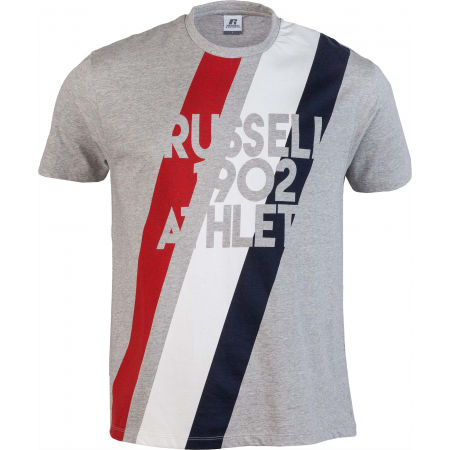 Russell Athletic STRIPE 1902 S/S CREWNECK TEE SHIRT